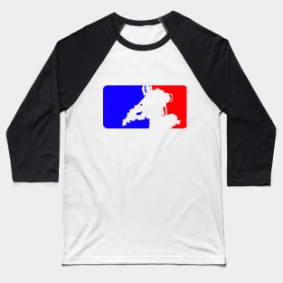 Shoot the Runner-Major League Titanfall 2 (Blue, Red) Baseball T-Shirt